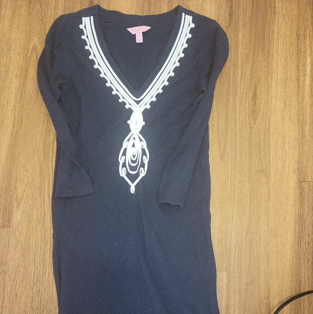 Navy Lilly Dress